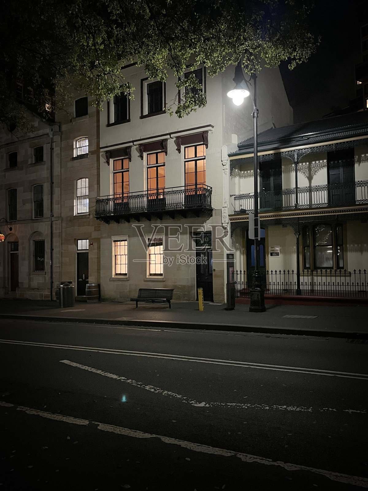 悉尼海港附近的住宅街照片摄影图片