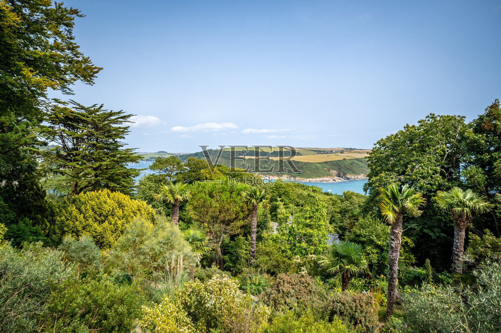 德文郡王桥河口的景色照片摄影图片