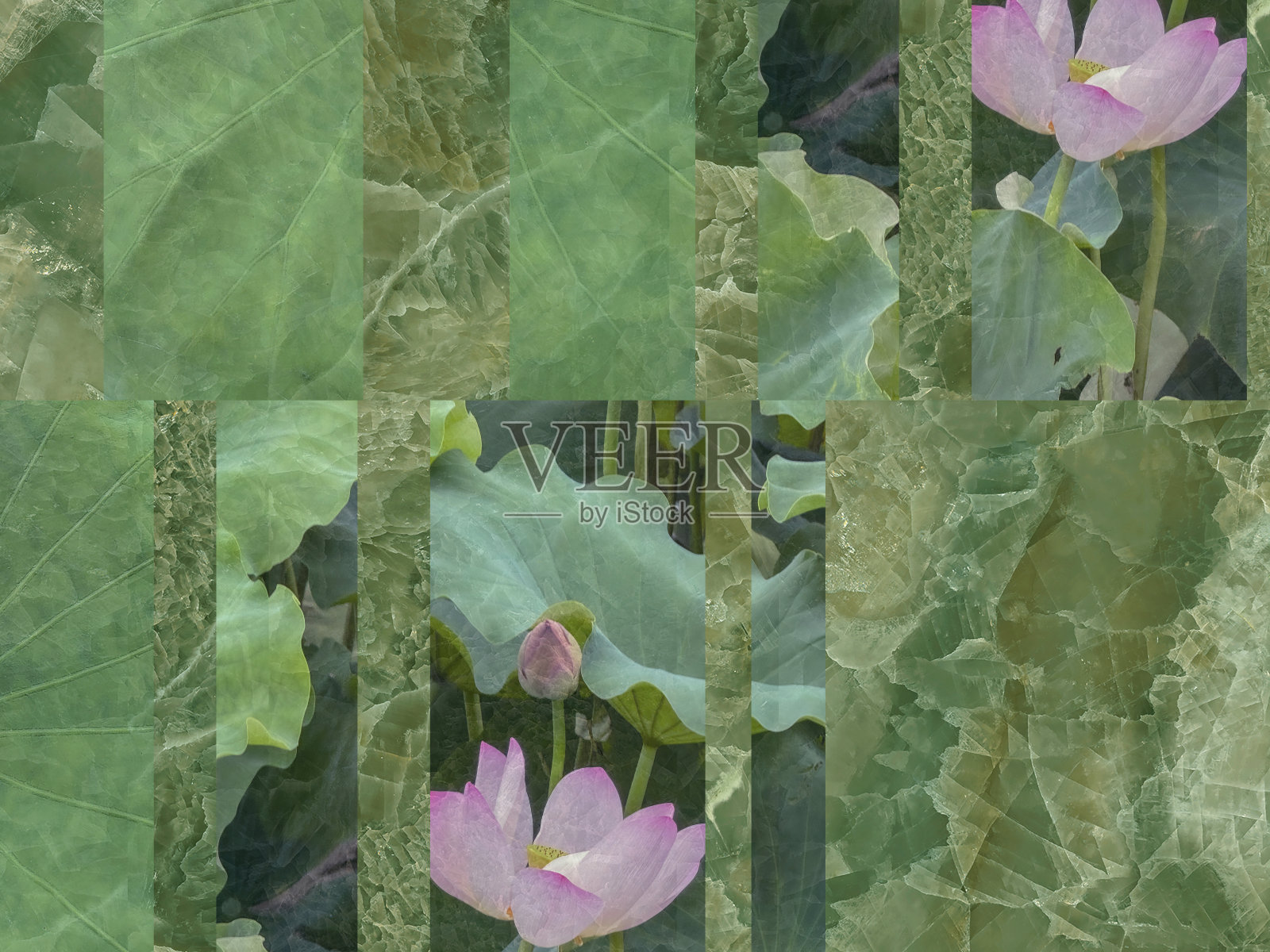 大理石墙面图案-无缝和瓷砖。这幅图像是一个大理石马赛克图案，以米色为背景和一系列相互关联的灰色方块。照片摄影图片