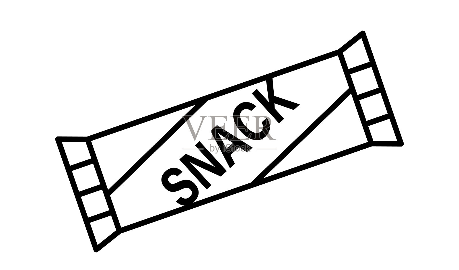 包装蛋白小吃店行图标隔离。矢量图插画图片素材