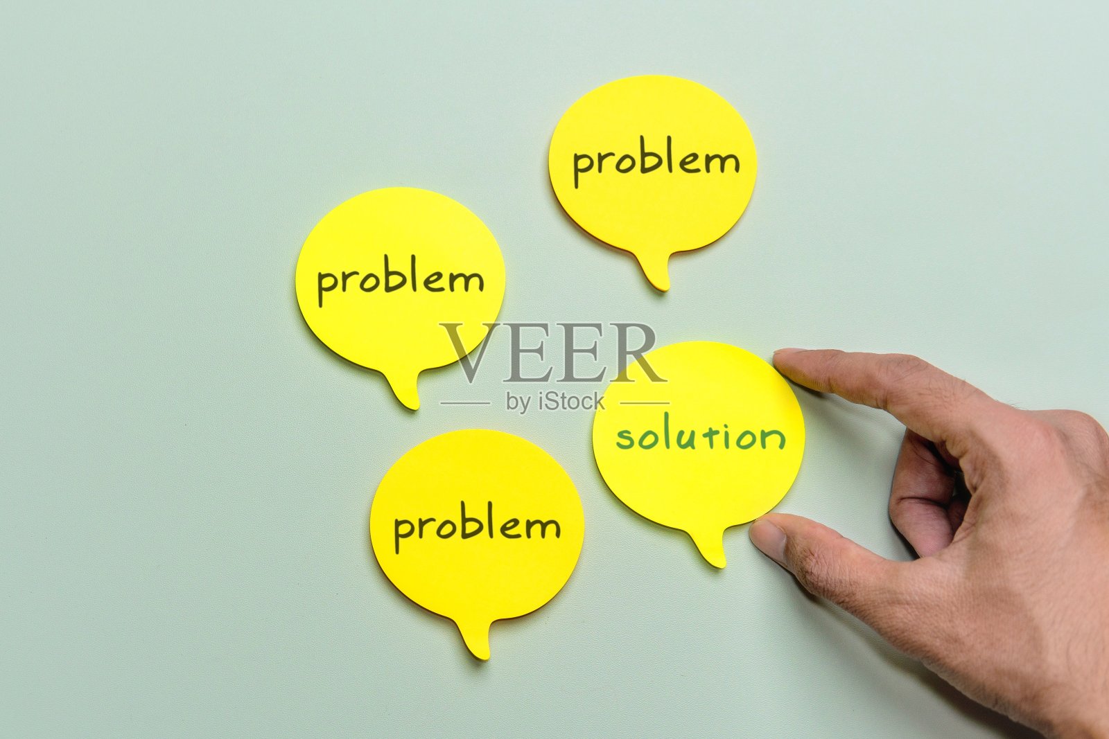 找到解决方案的概念。照片摄影图片