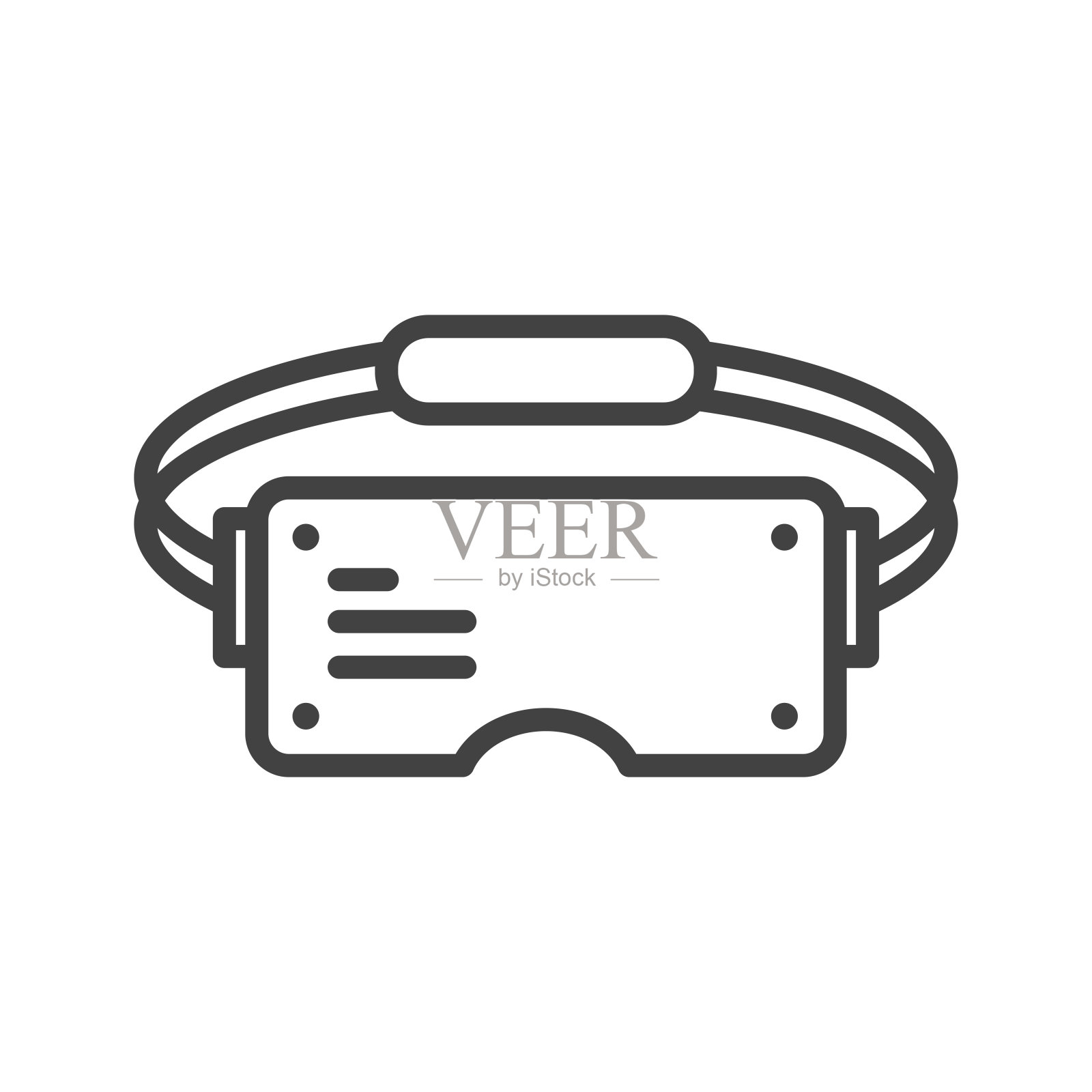 虚拟现实图标插画图片素材