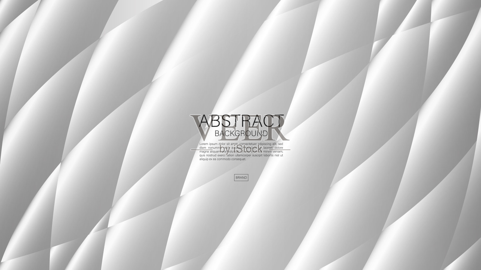 白色波浪背景设计，灰色抽象背景，银色抽象背景，几何矢量，银色纹理，封面设计，传单，海报，广告，装饰壁纸，书籍封面插画图片素材