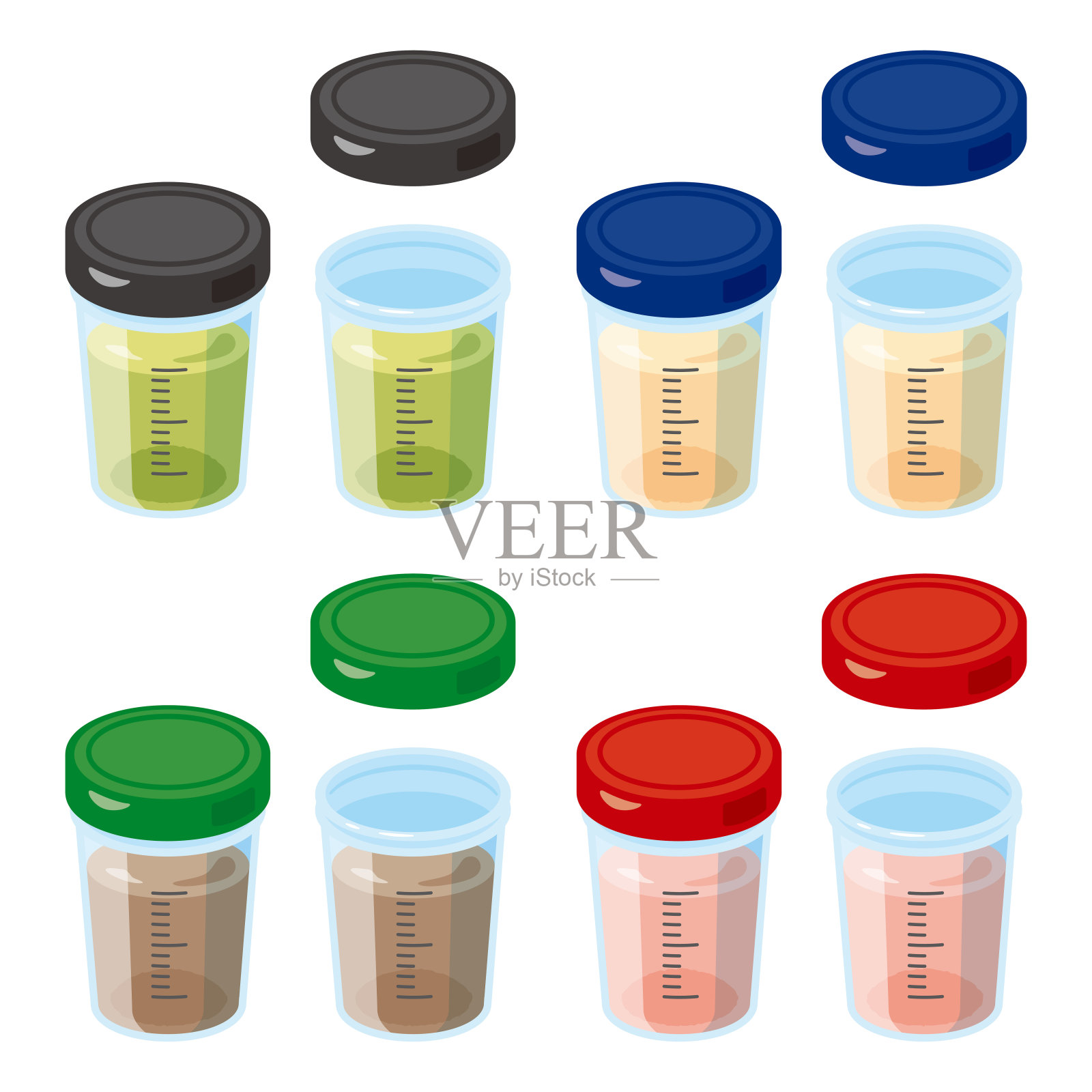 蛋白质饮料摇瓶插画图片素材