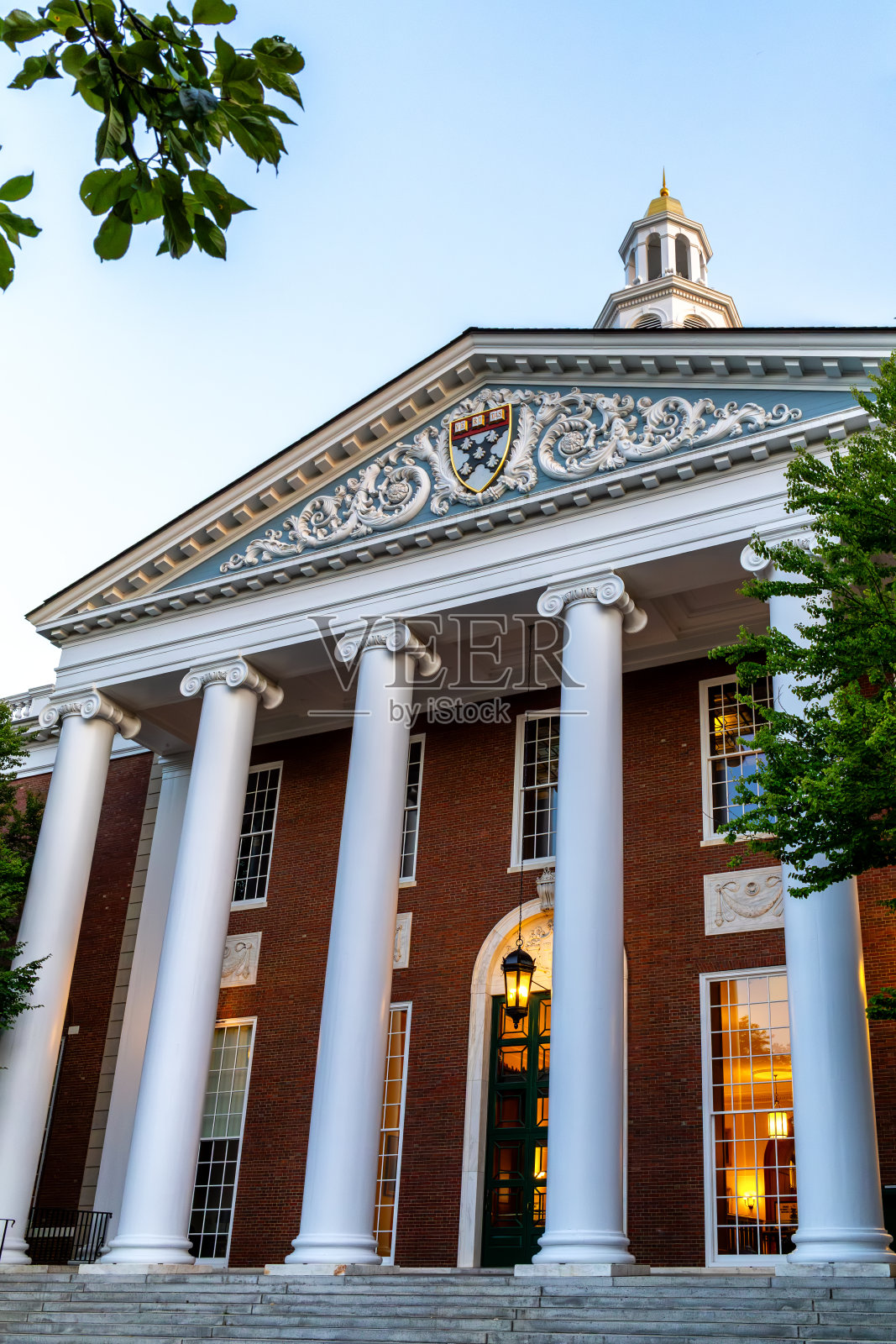 贝克图书馆-哈佛商学院-哈佛大学-波士顿马萨诸塞州照片摄影图片