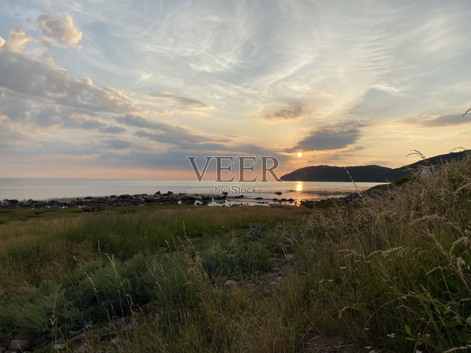 库拉伯格的日落照片摄影图片