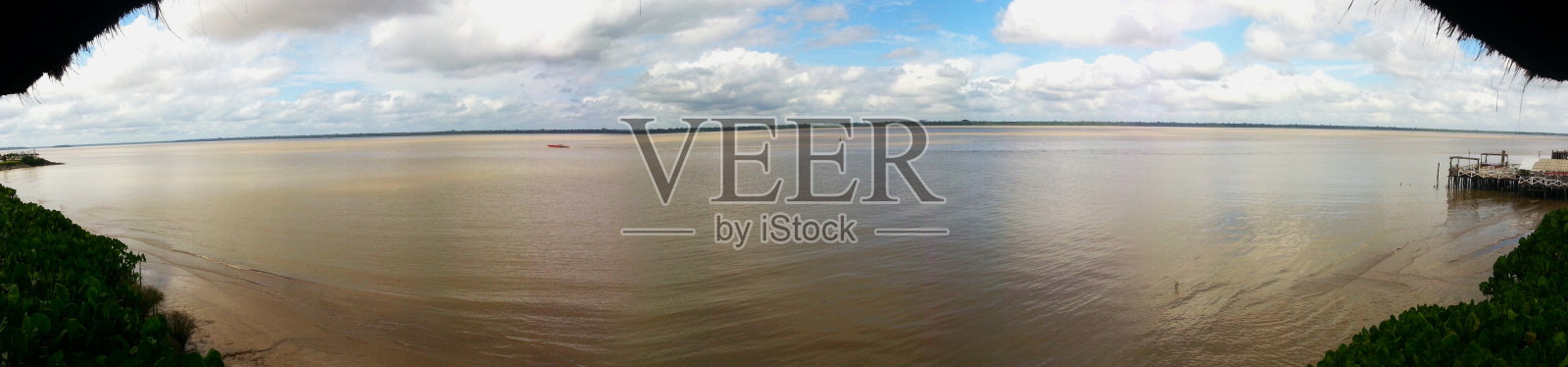 河上的景色照片摄影图片