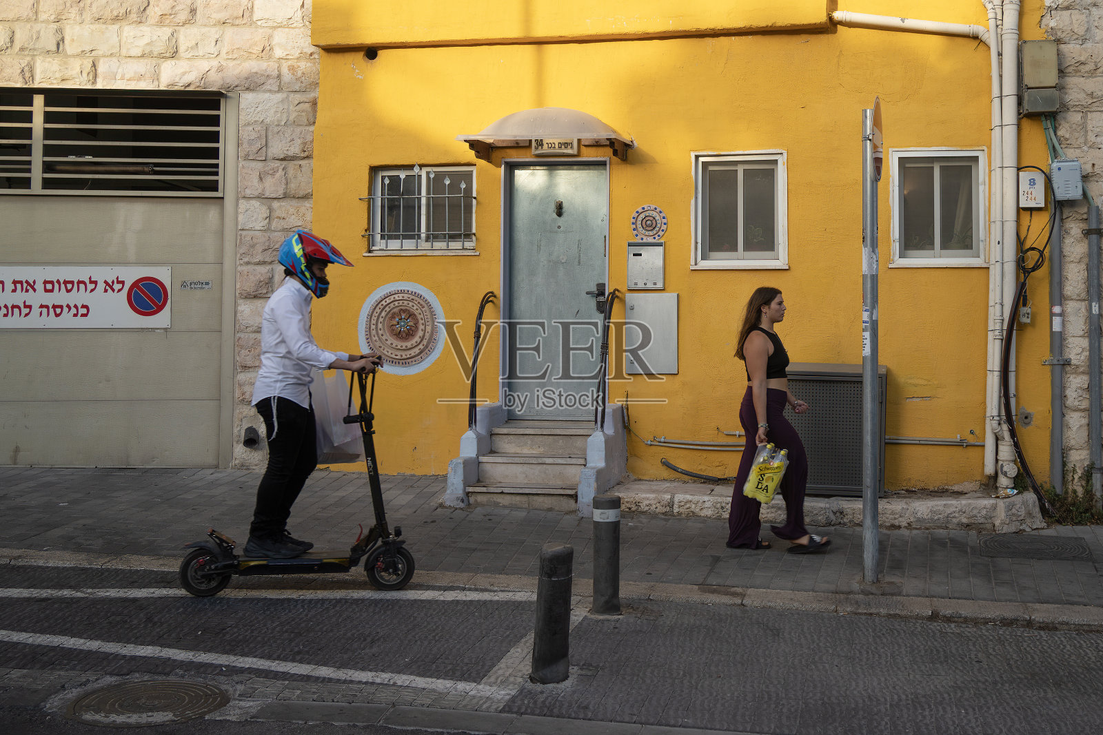 以色列耶路撒冷的街景照片摄影图片