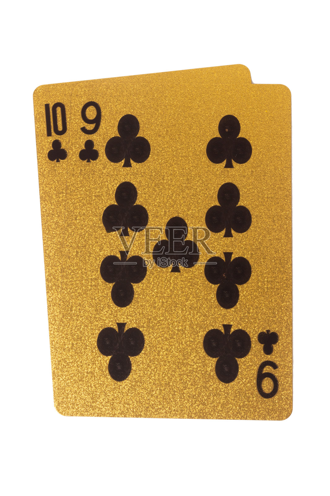 牌投注9百家乐孤立在白色背景照片摄影图片