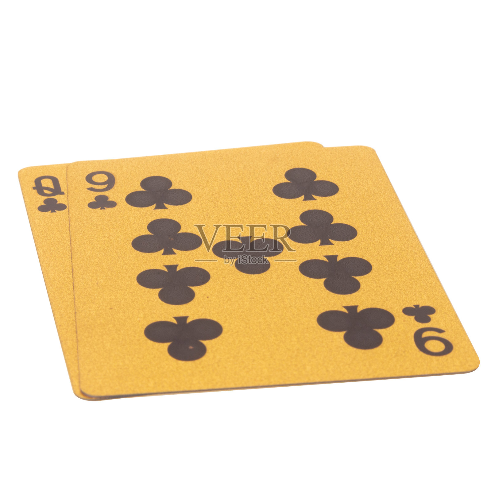 牌投注9百家乐孤立在白色背景照片摄影图片