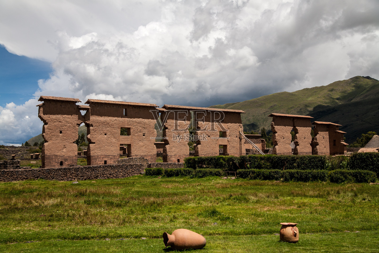 秘鲁库斯科附近的拉奇神庙照片摄影图片