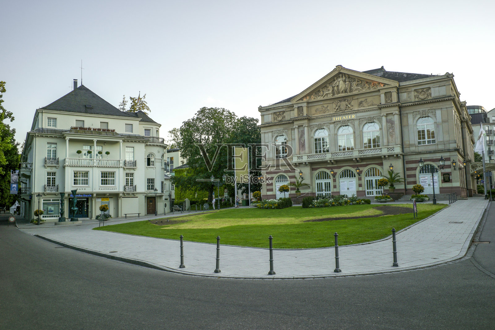 德国巴登-巴登的历史建筑照片摄影图片