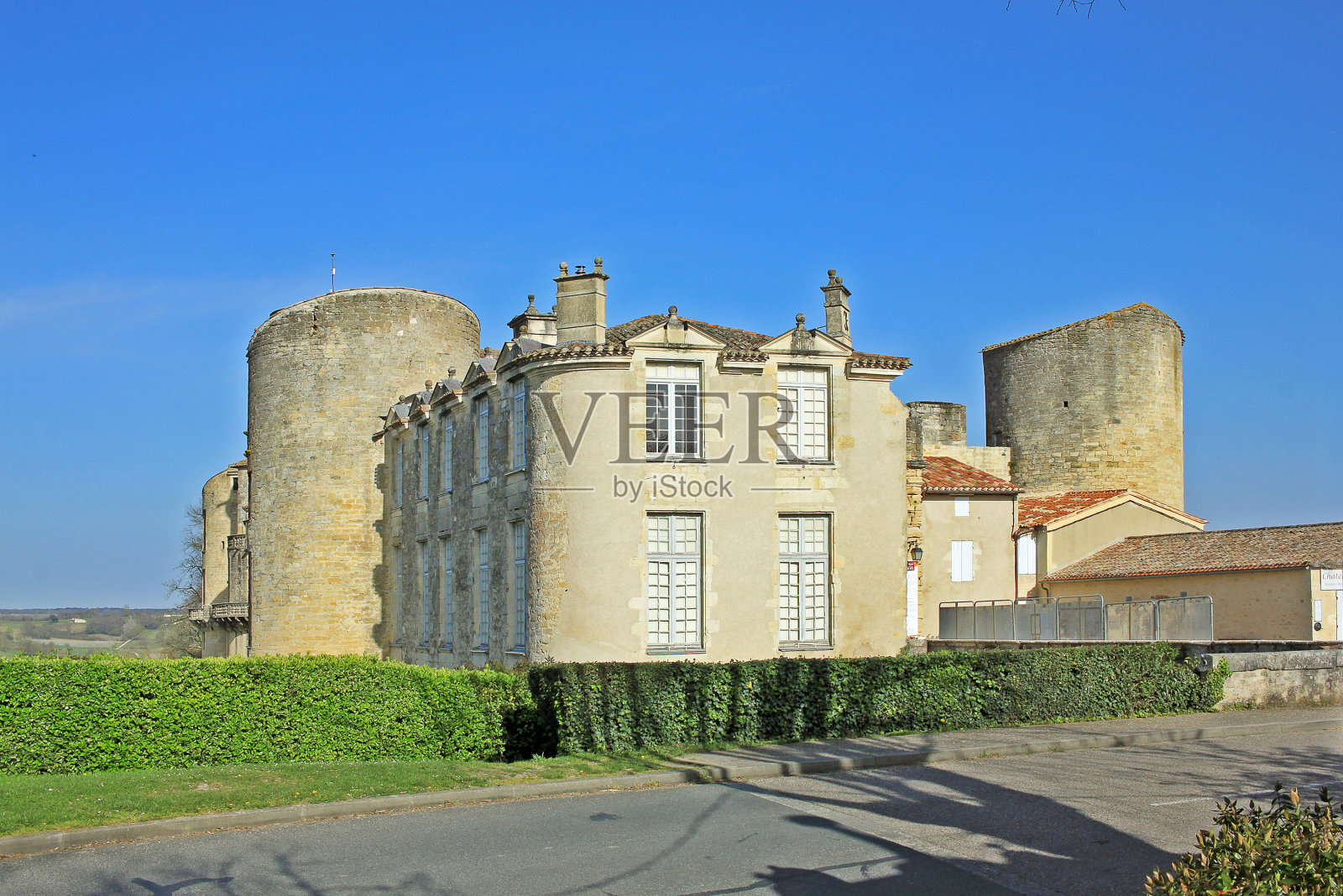 杜拉斯城堡，法国照片摄影图片