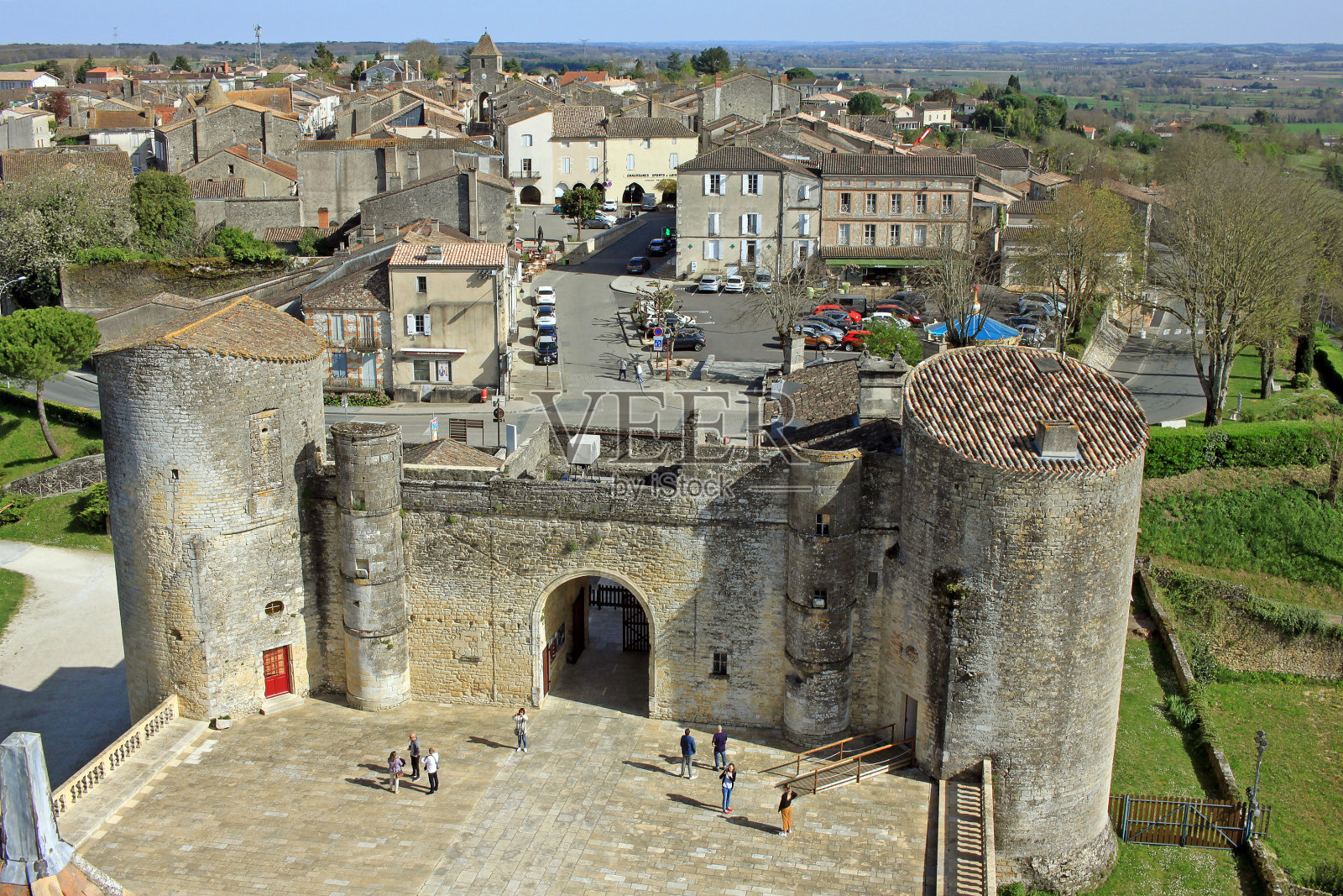 杜拉斯城堡，法国照片摄影图片