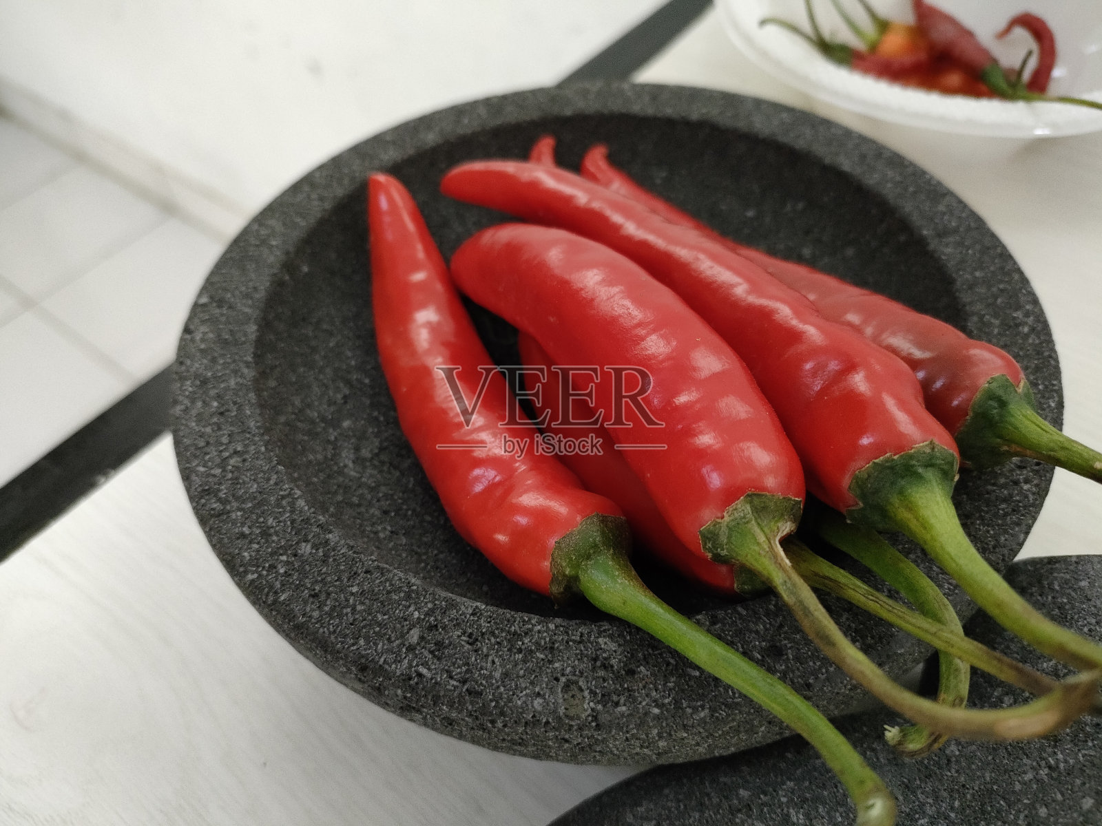 大型红色辣椒 - 辛辣水果照片摄影图片