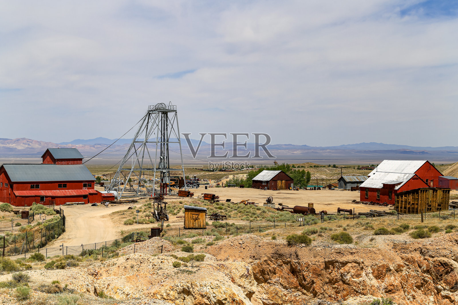 托诺帕的矿场照片摄影图片