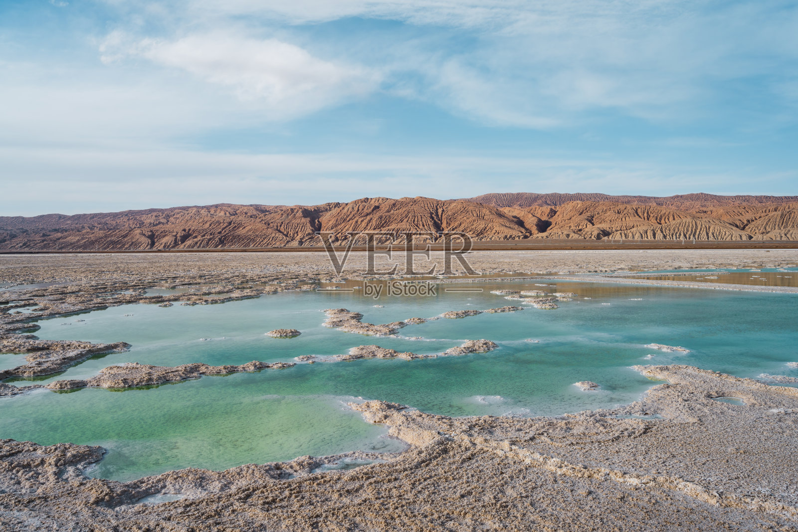 中国青海芒崖翡翠湖风景照片摄影图片