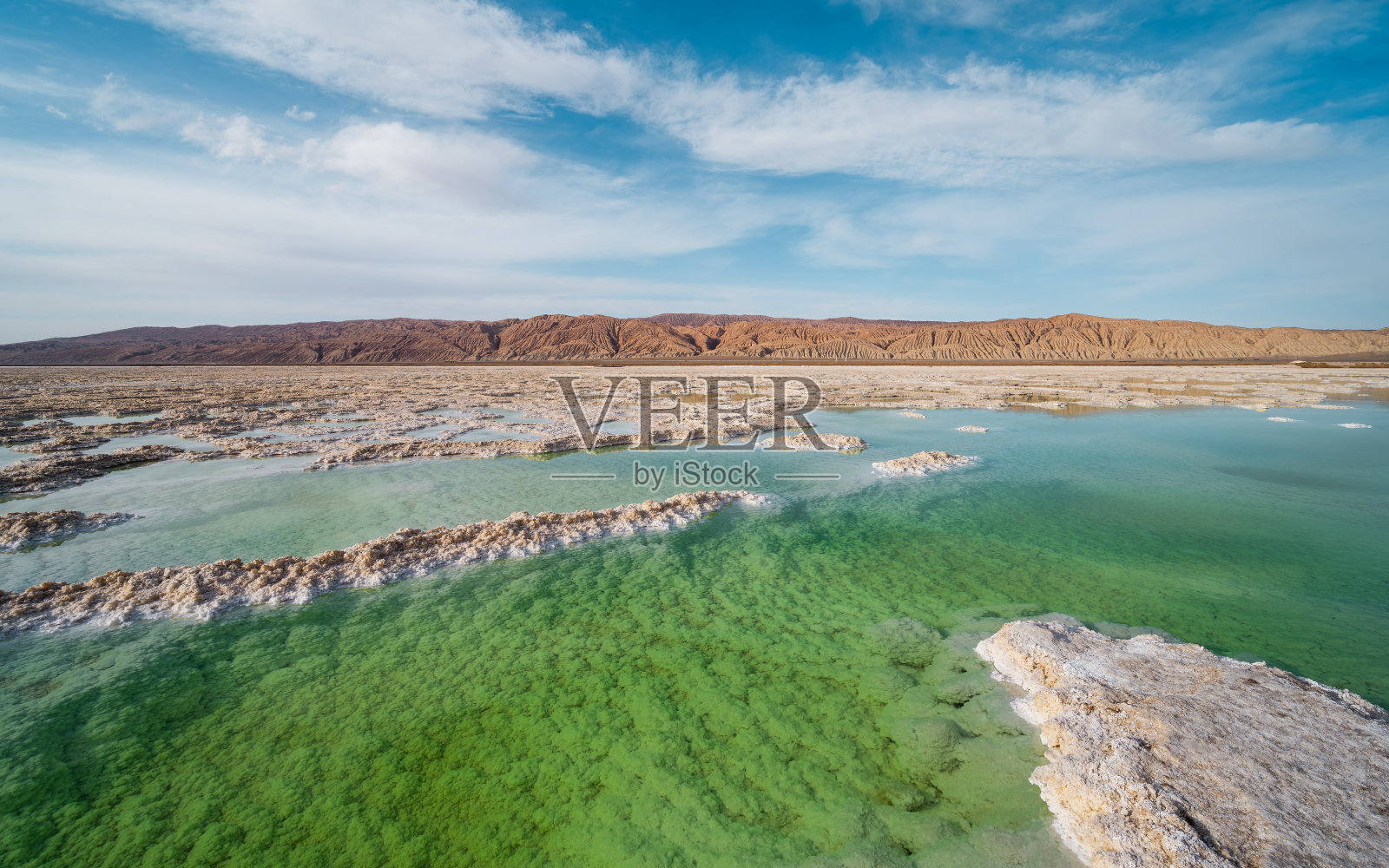 中国青海芒崖翡翠湖风景照片摄影图片