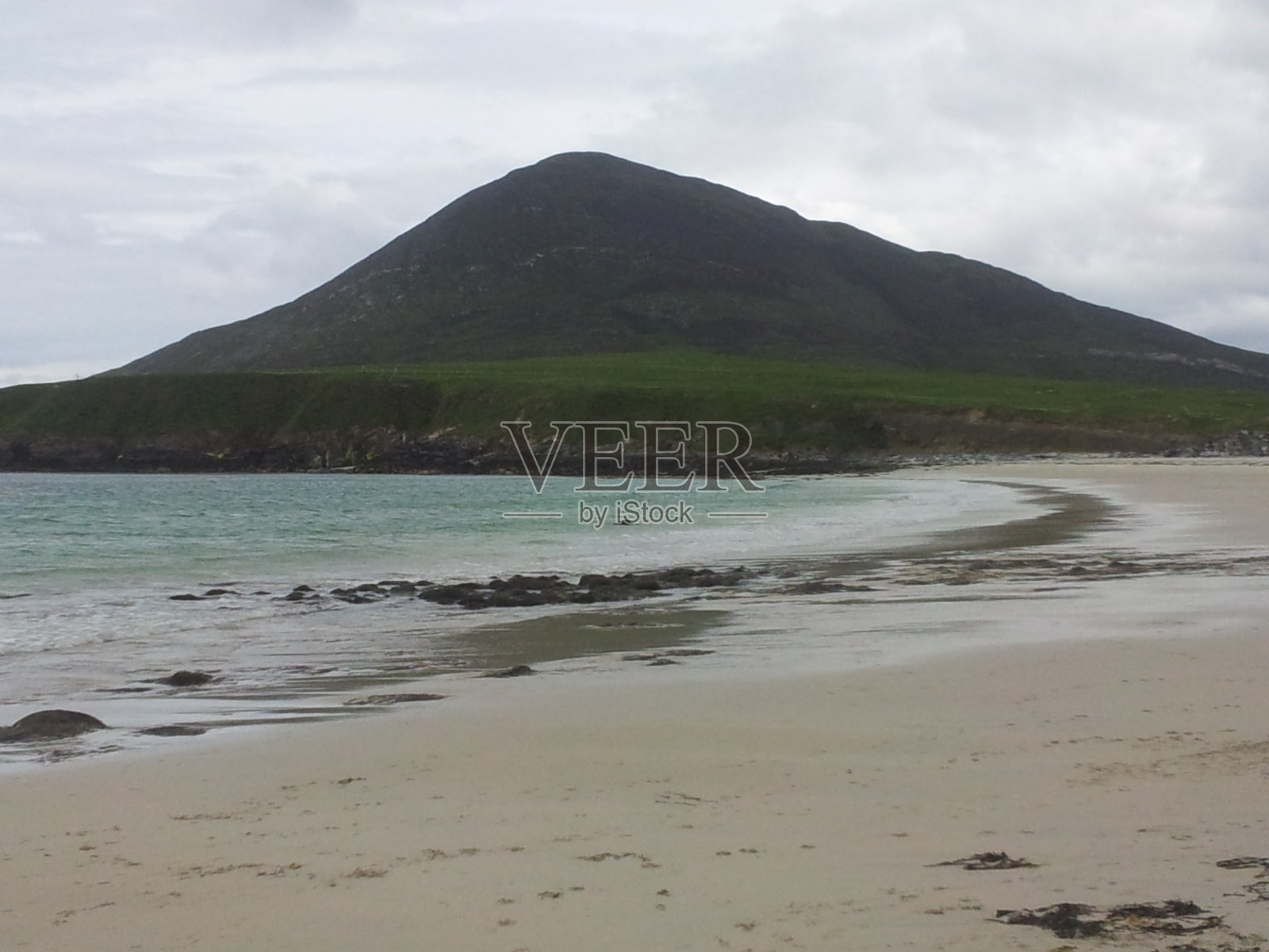 诺斯顿海滩和西帕哈尔山照片摄影图片