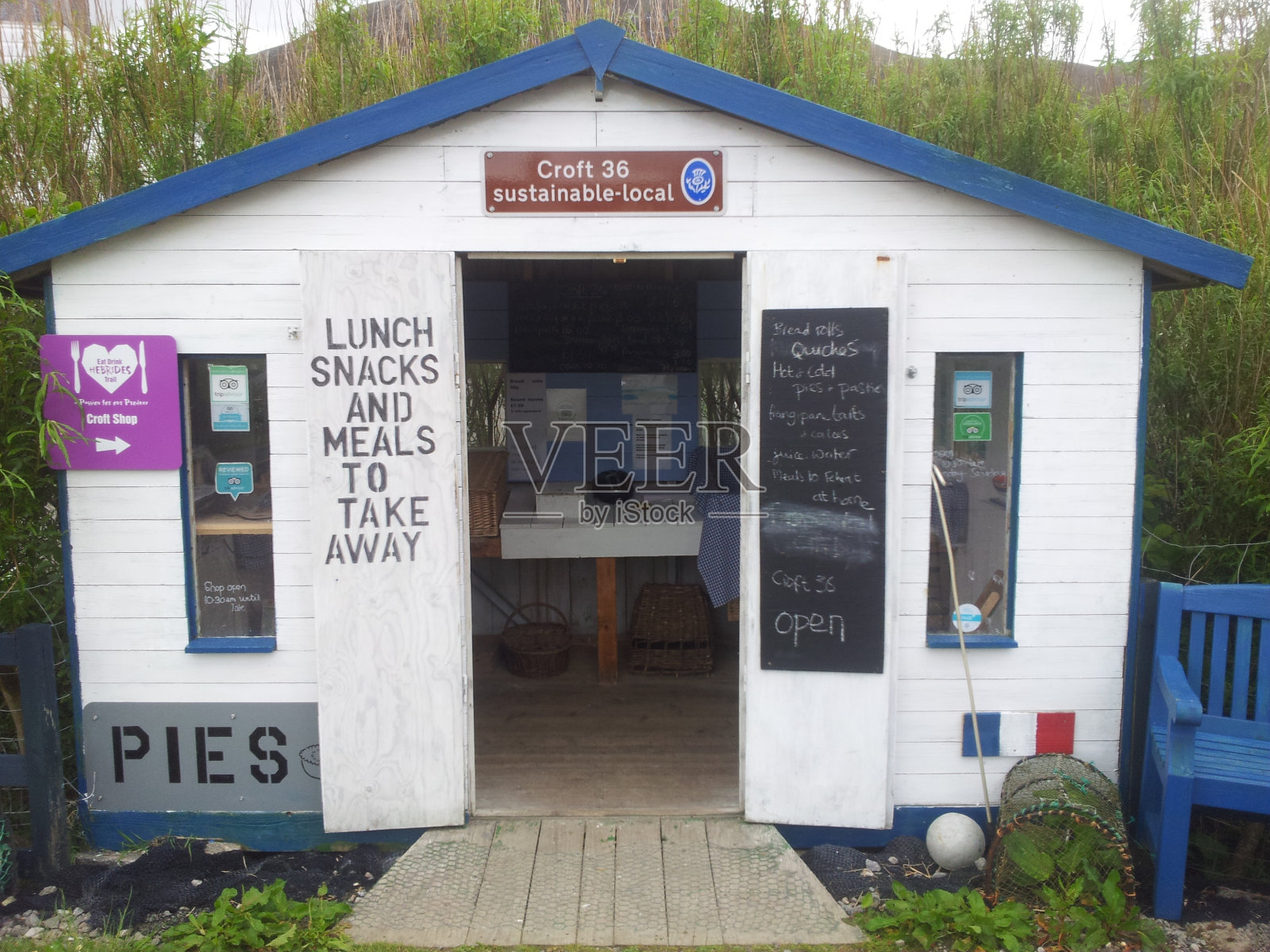 克罗夫特36号，诺斯顿的一家小外卖店照片摄影图片