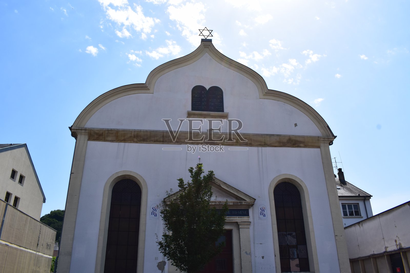 福巴赫的犹太教堂照片摄影图片