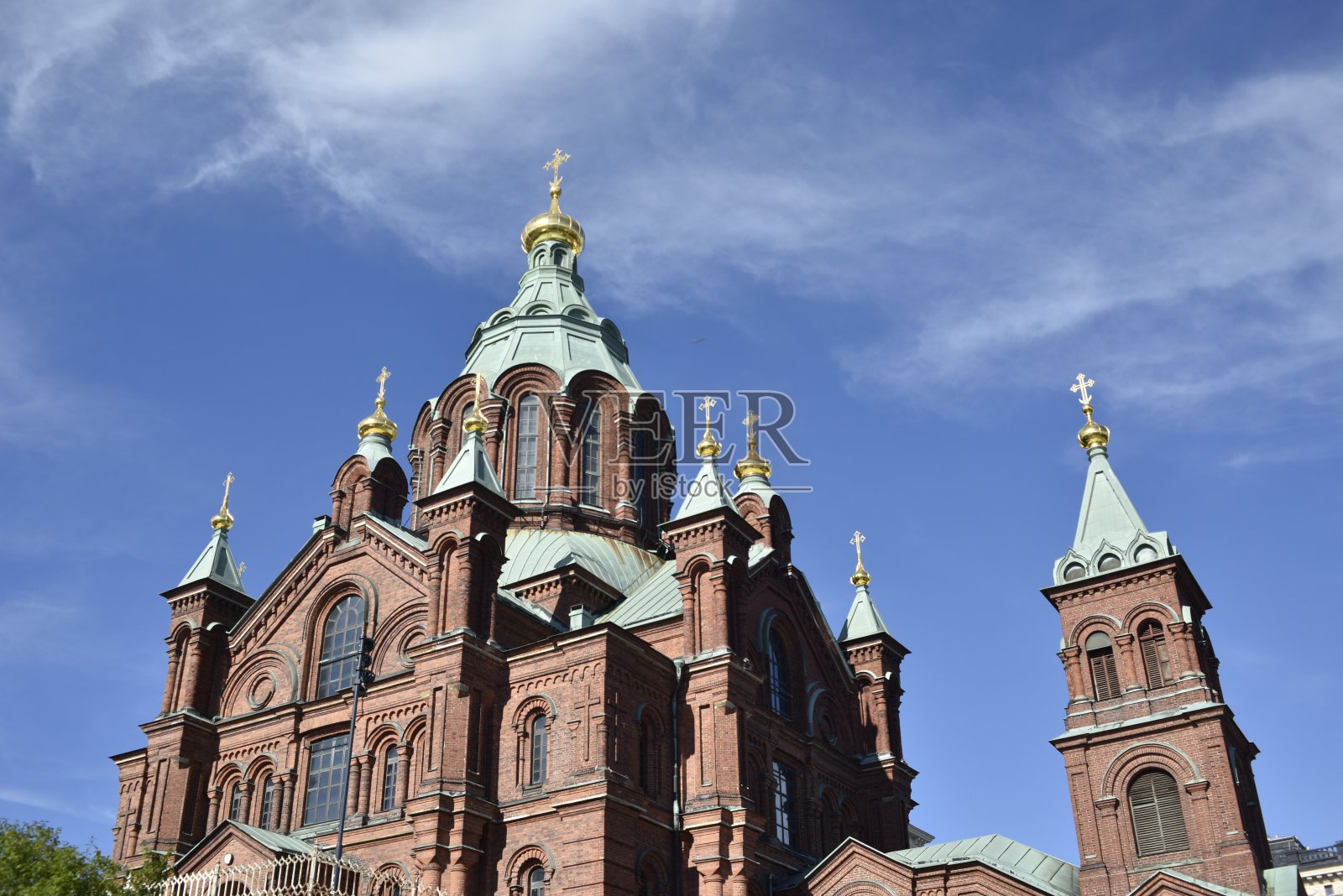 芬兰赫尔辛基的乌斯宾斯基大教堂照片摄影图片