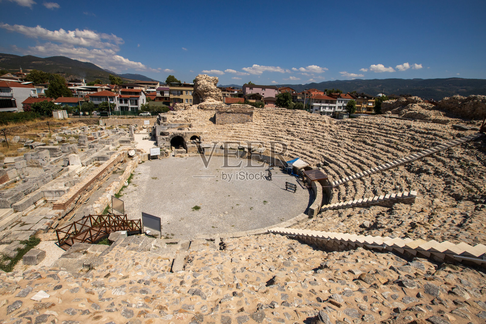 伊兹尼克的古罗马剧院。照片摄影图片