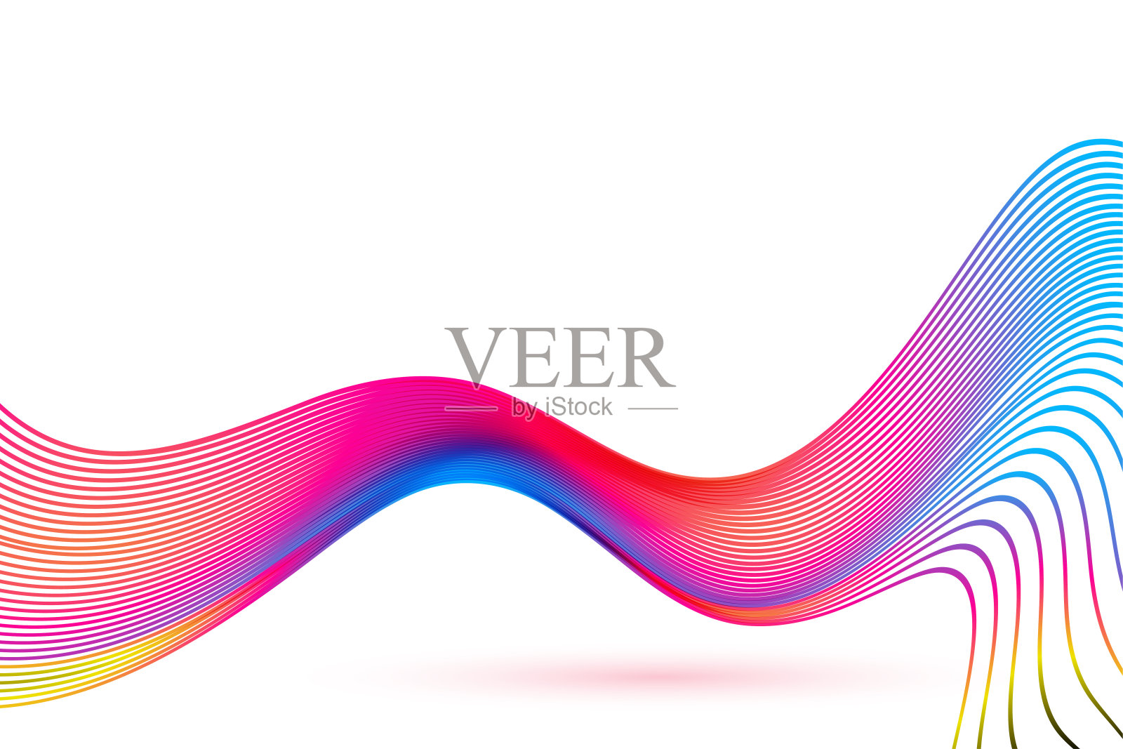 摘要cmyk流体线条背景表示插画图片素材