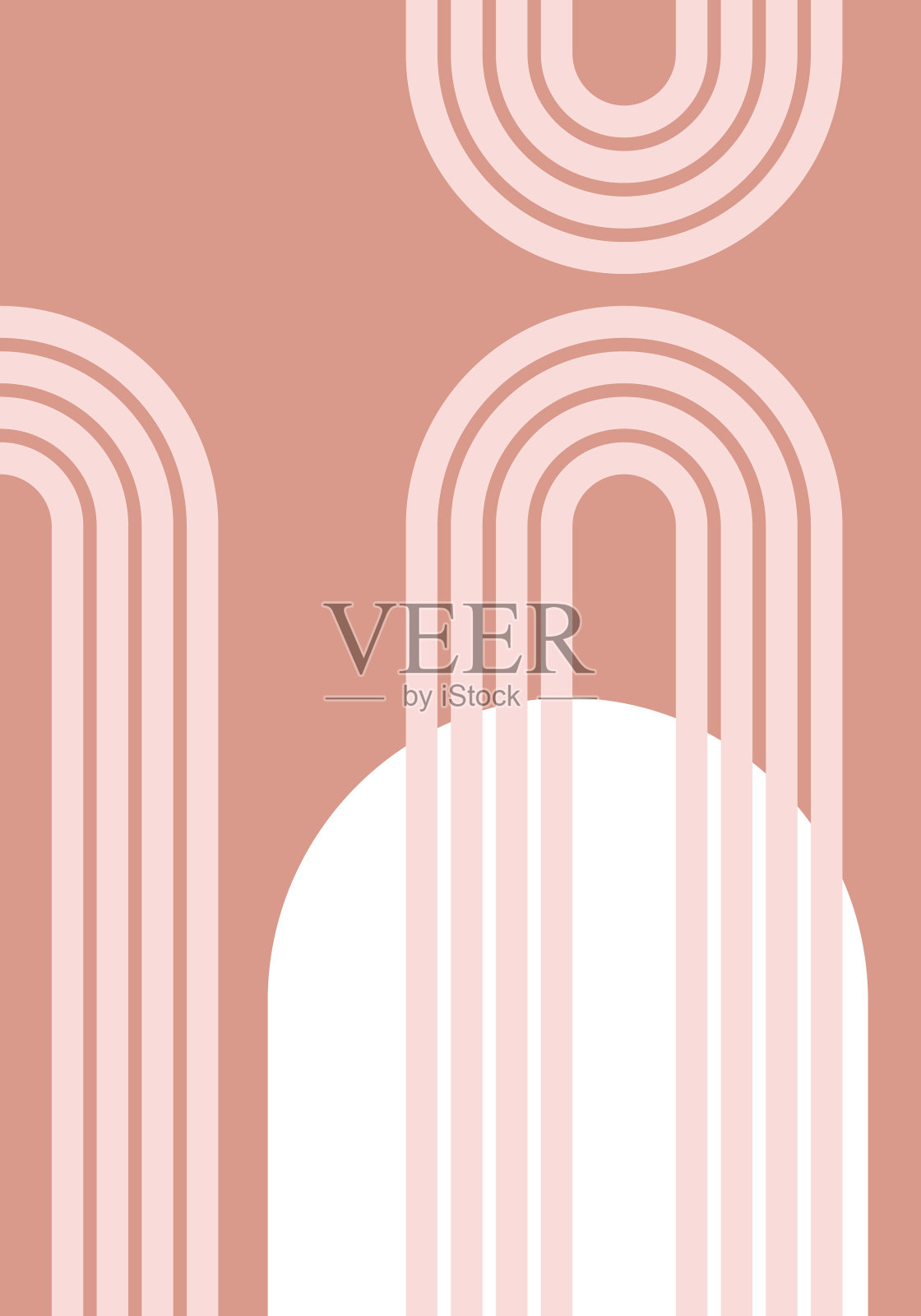 拱门和形状插画图片素材