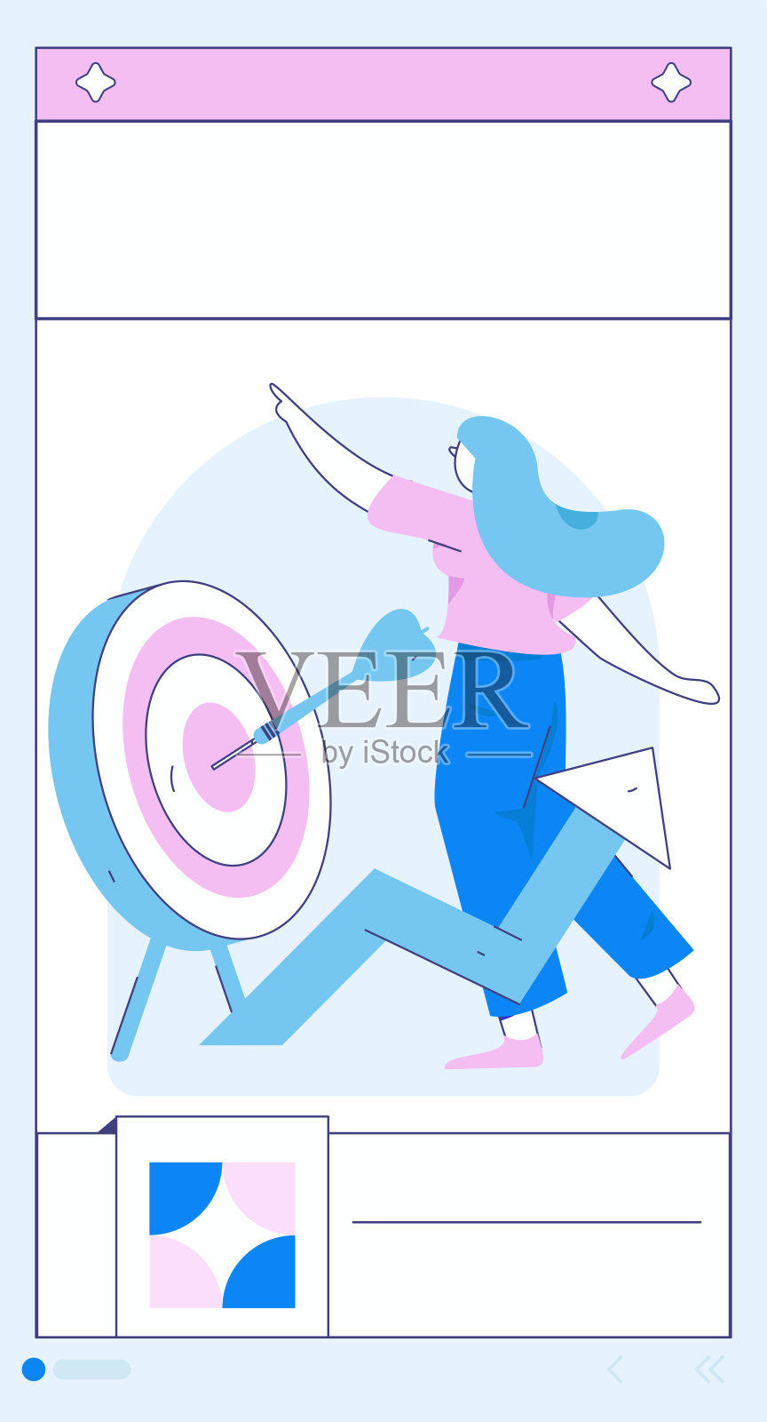 营销策划企业人物平面矢量概念操作手绘插图插画图片素材