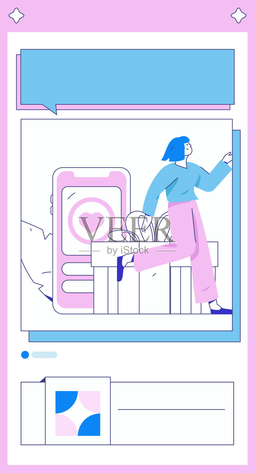 新年红包推广平面矢量人物概念插画插画图片素材