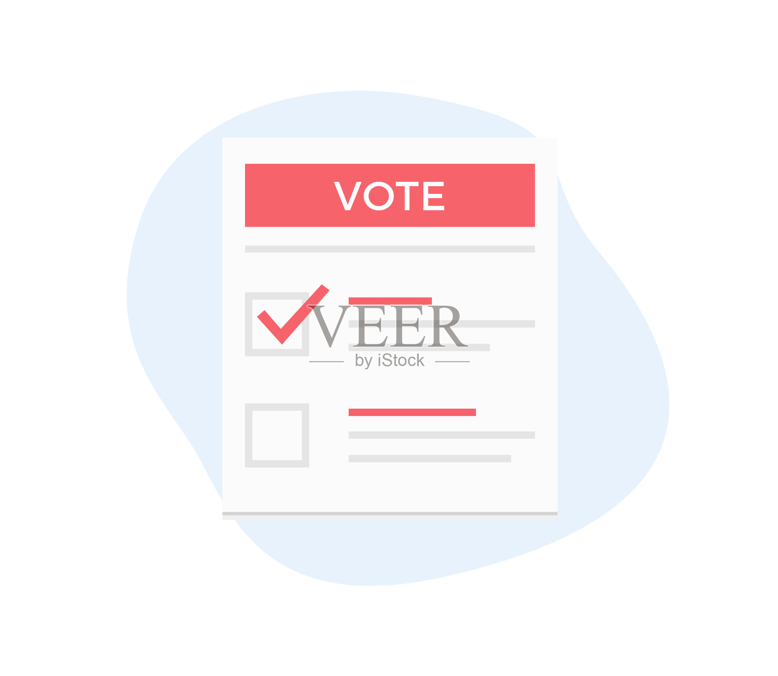 选票插画图片素材