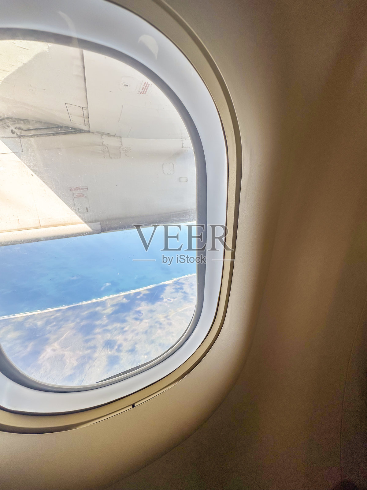飞机窗口视图照片摄影图片