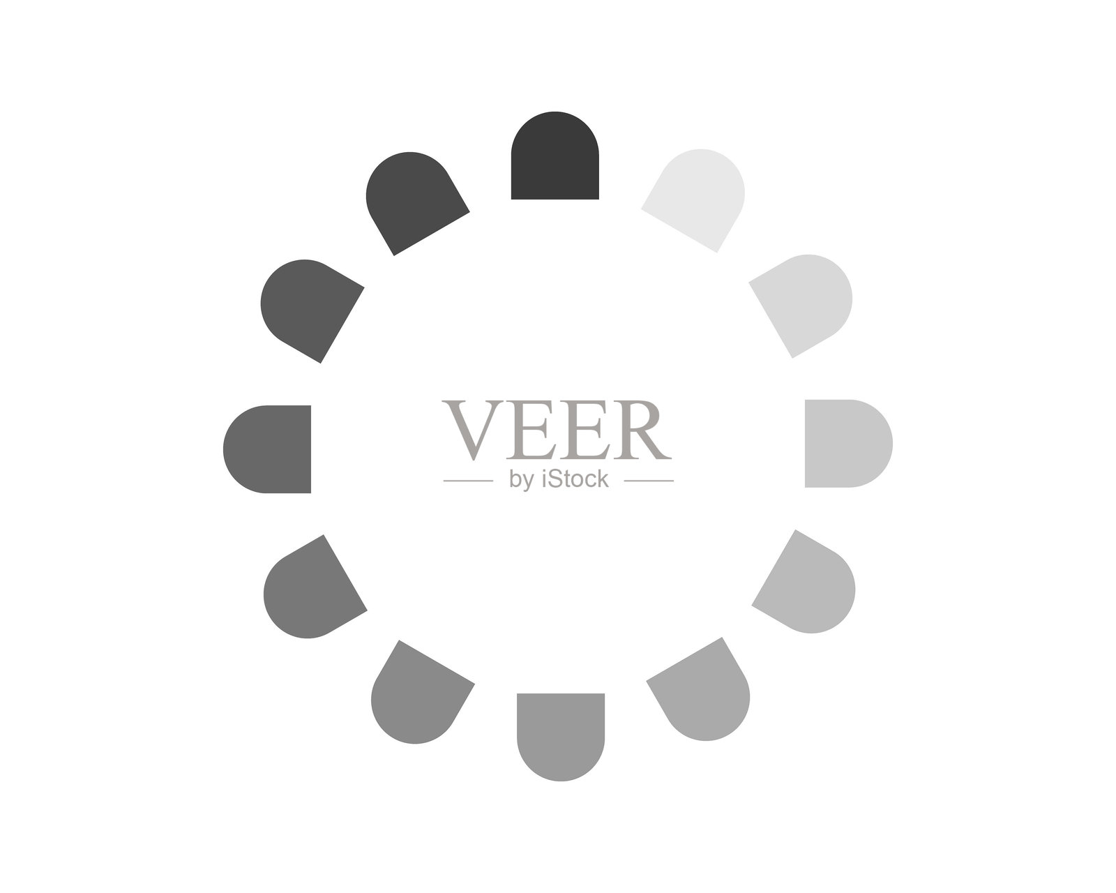 加载栏状态图标。矢量插图。矢量加载图标。下载进度。下载或上传。插画图片素材