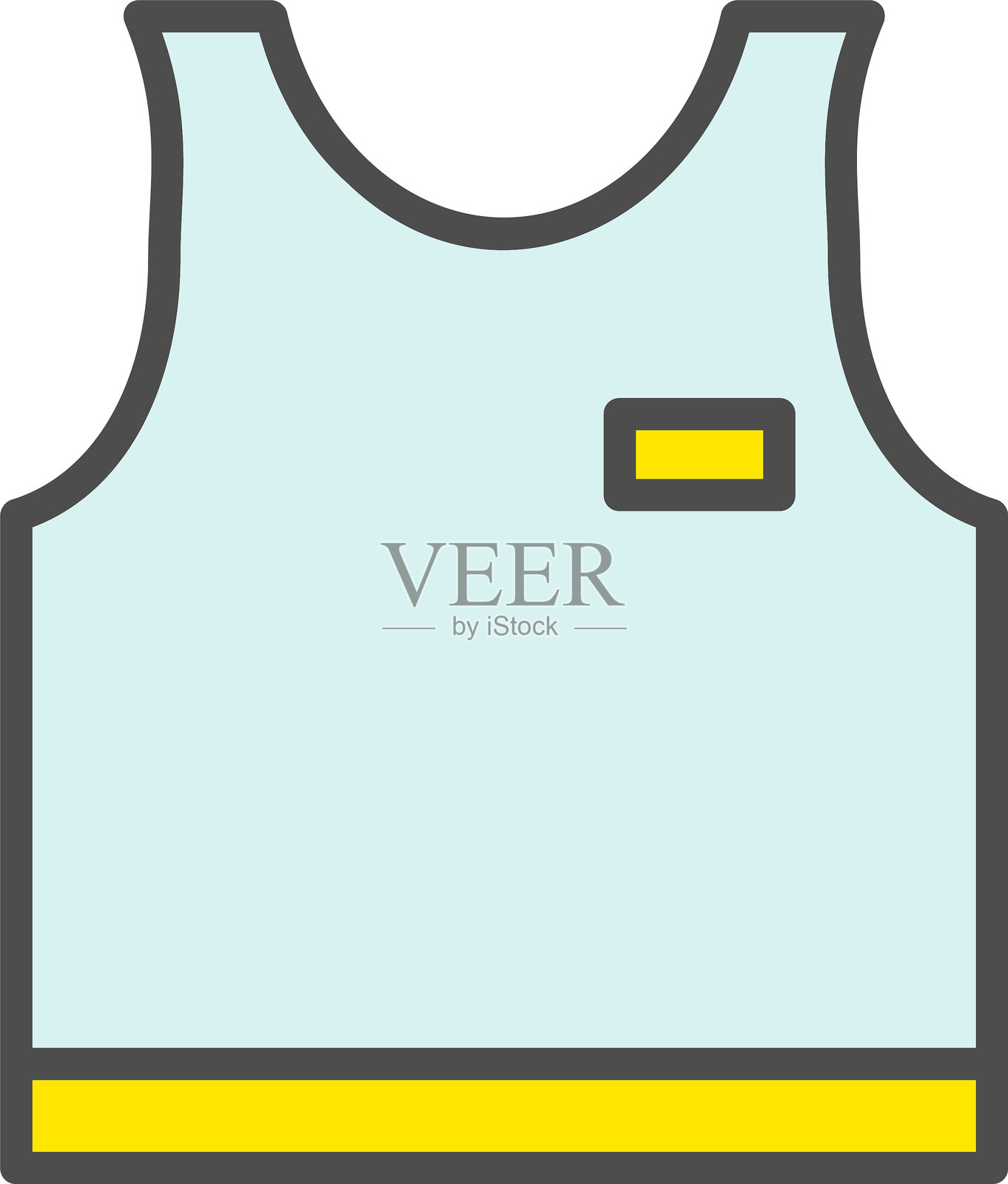 无袖矢量图标设计插画图片素材