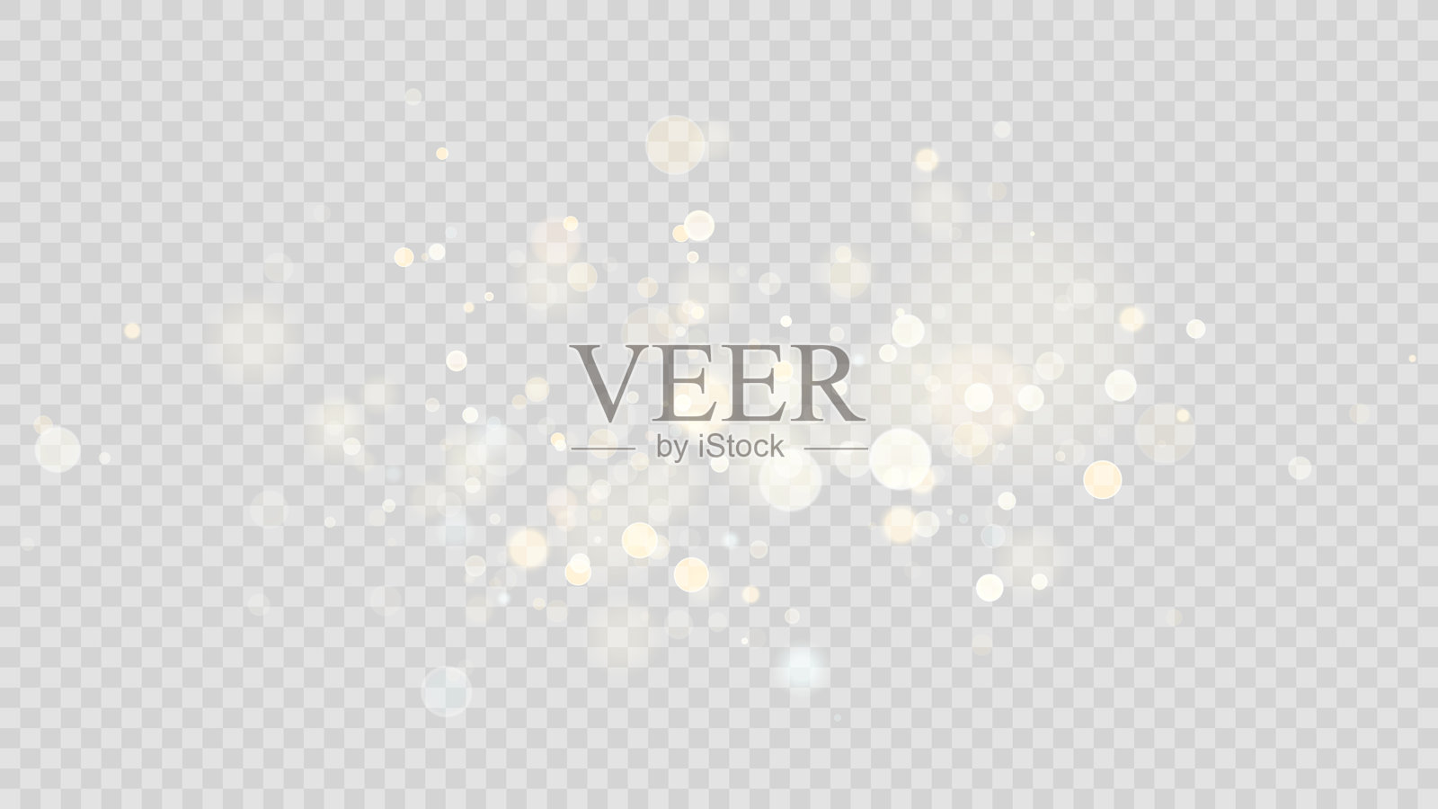 散景金尘光。圣诞节发光的五彩纸屑和闪光覆盖纹理为您的设计。股票版税免费矢量插图。插画图片素材