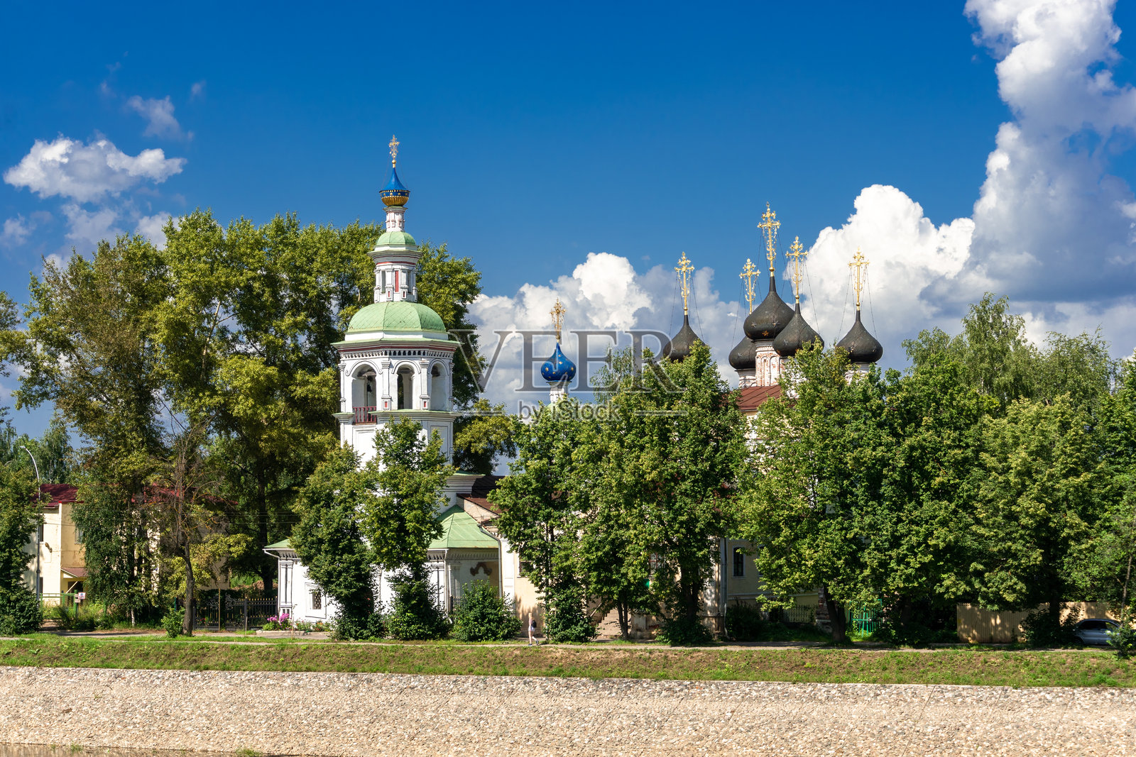 俄罗斯沃洛格达的圣母升天教堂照片摄影图片