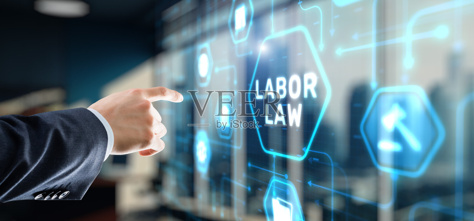 劳动法：劳资关系、控制和员工互相关系的规范照片摄影图片