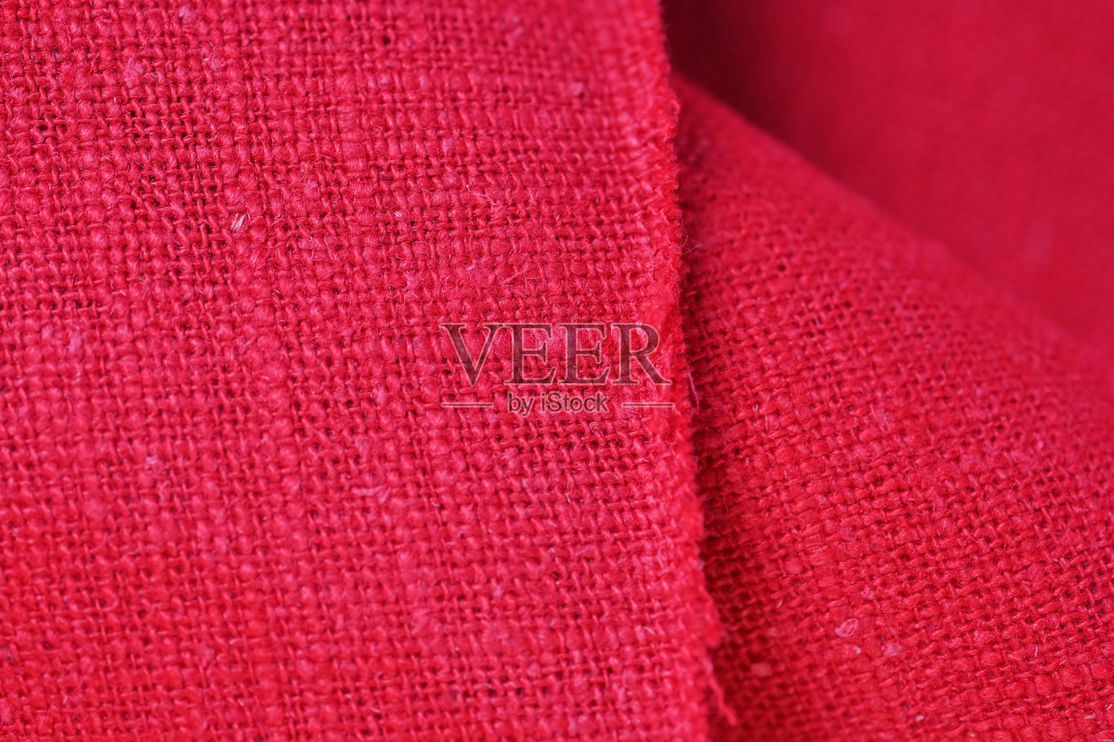 红麻粘胶天然面料布色，粗布粗犷纹理的纺织时尚抽象背景照片摄影图片