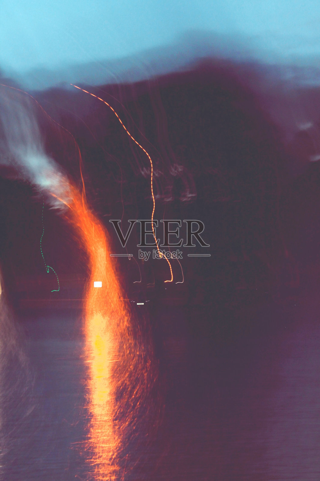 河灯照片摄影图片