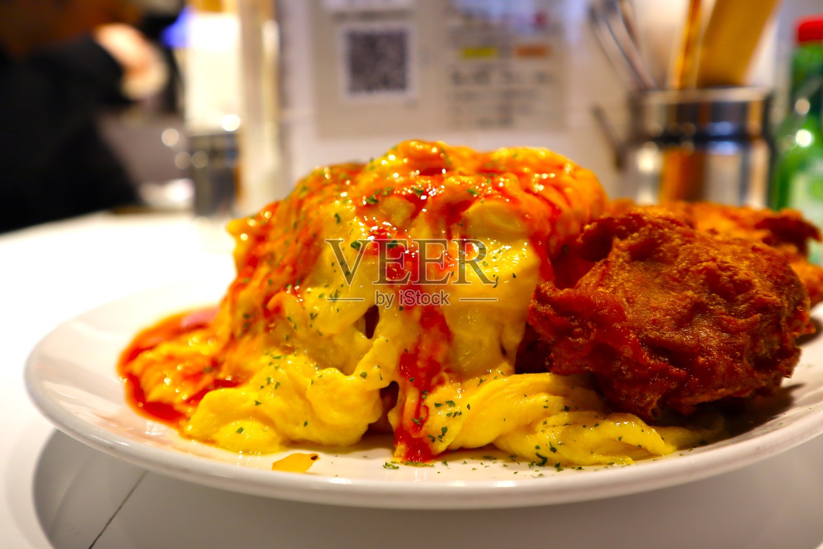 我在东京的一家餐厅吃的照片摄影图片