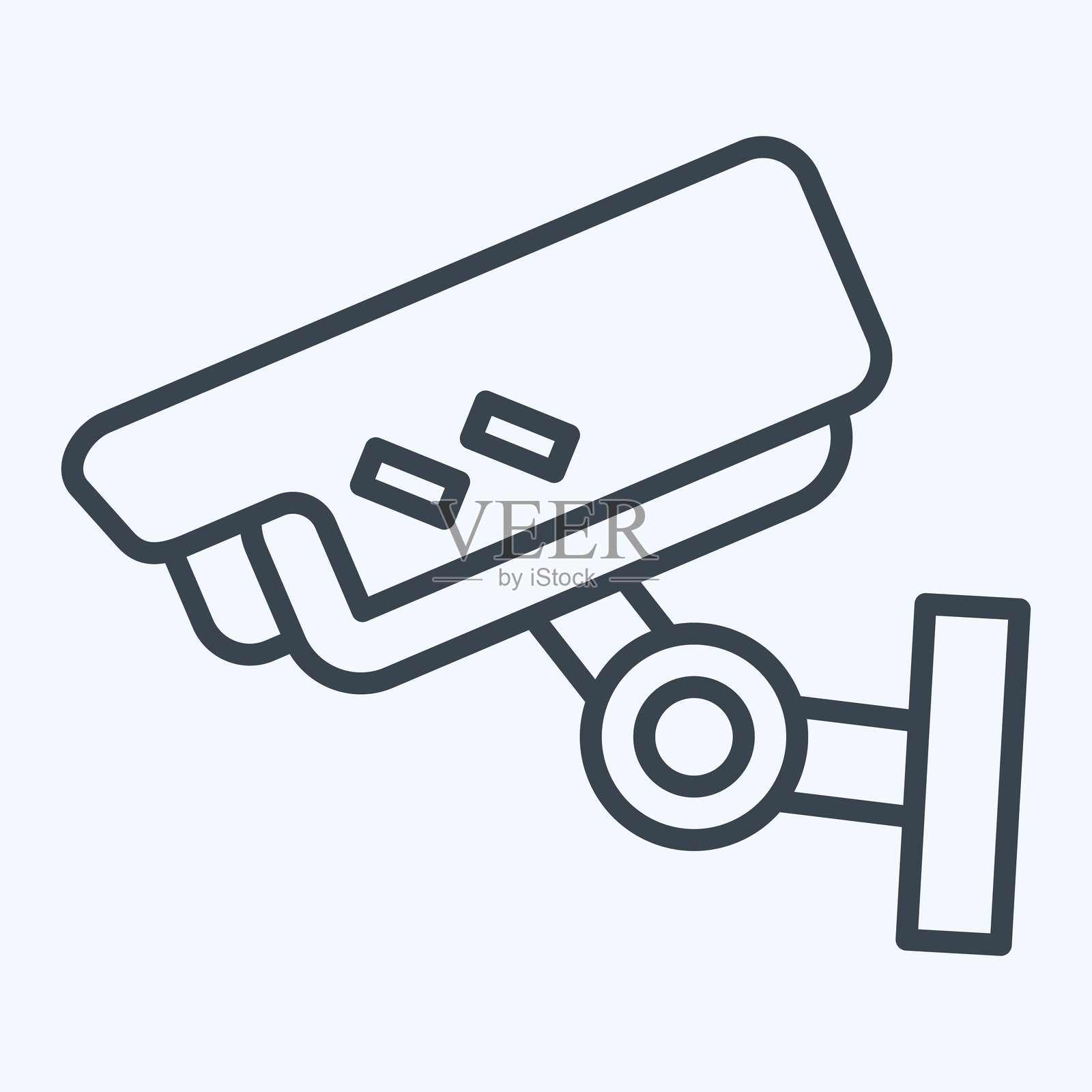 图标与战争有关的军事符号。行风格。简单的说明插画图片素材