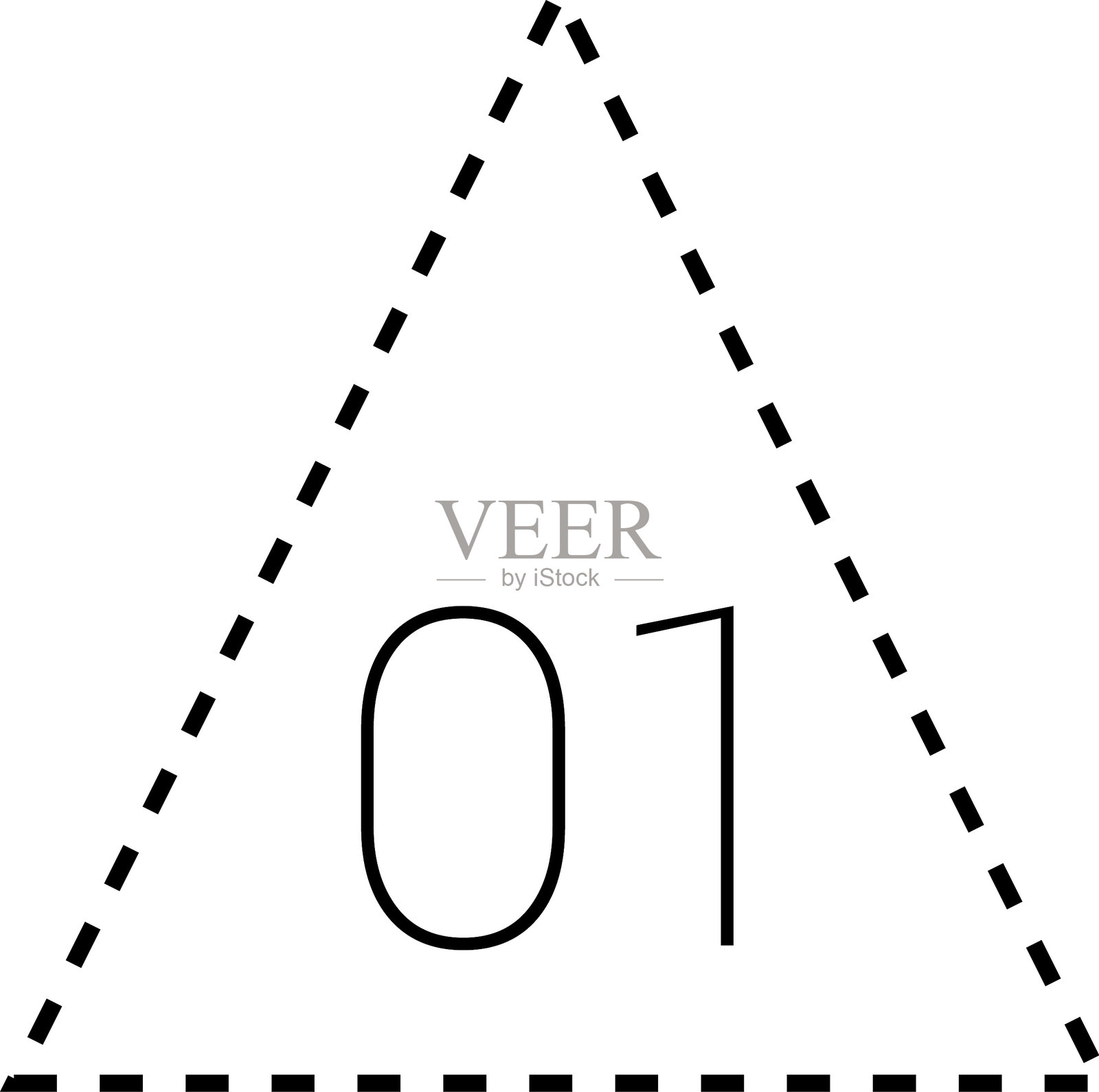 简单的平面框架集合。矢量插图。插画图片素材