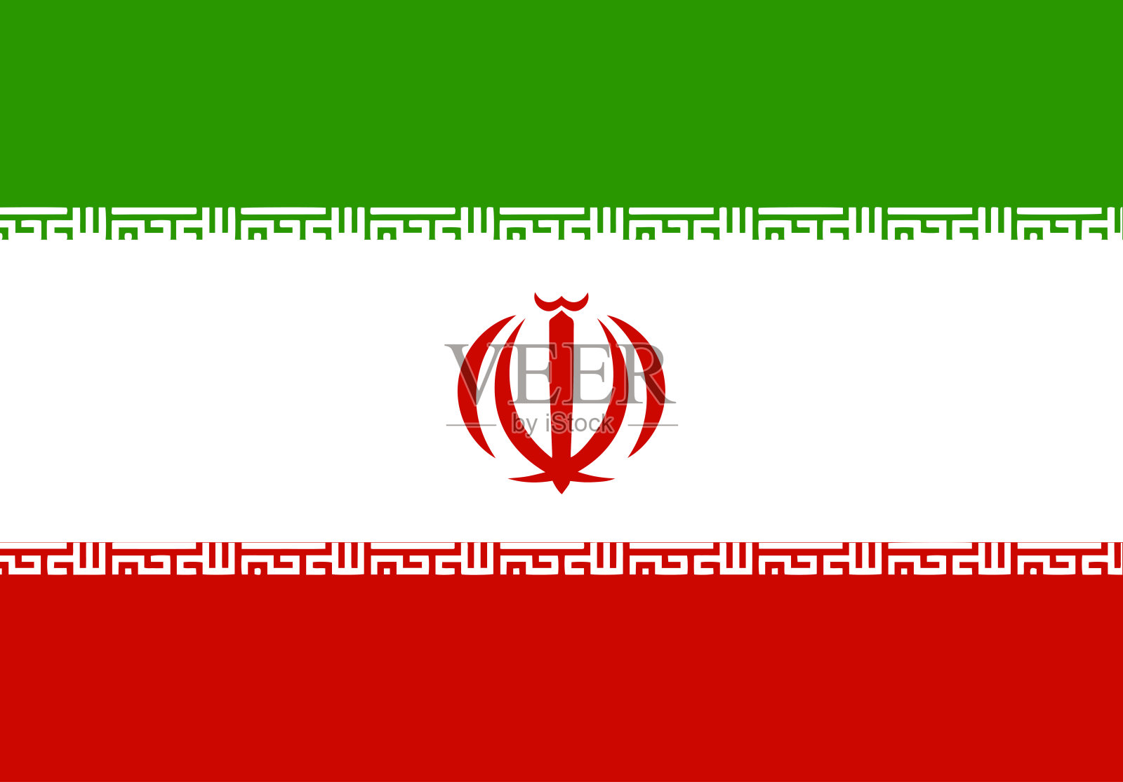 伊朗国旗插画国家国旗插画图片素材