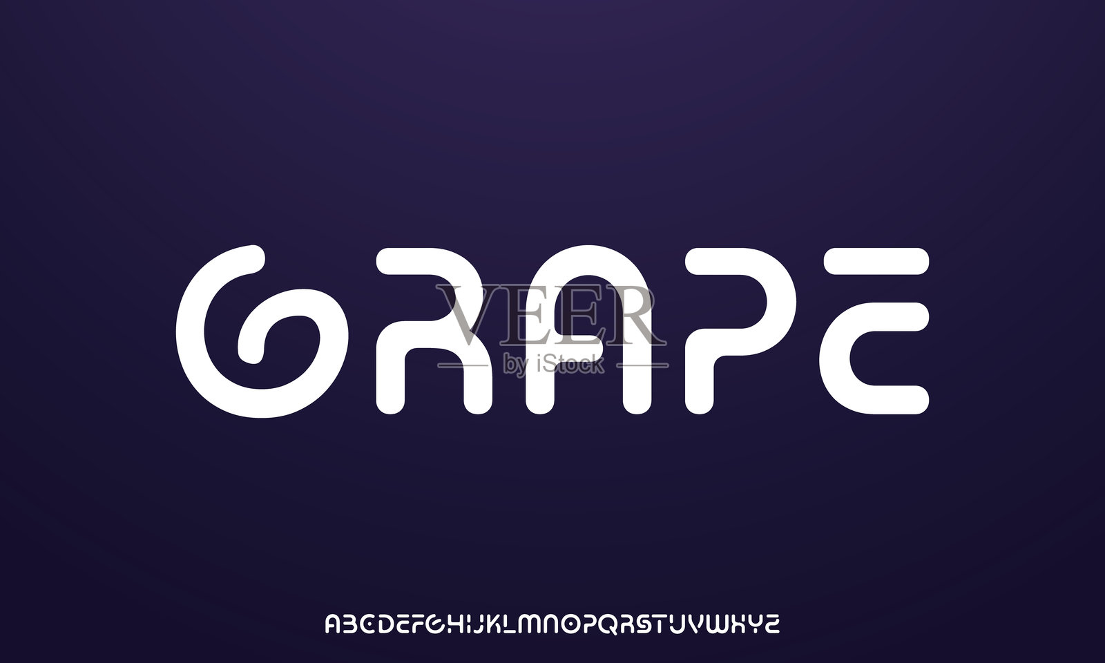 抽象的现代城市字母字体。字体设计运动、简约、科技、时尚、数字化、未来创意的标志字体。矢量图插画图片素材