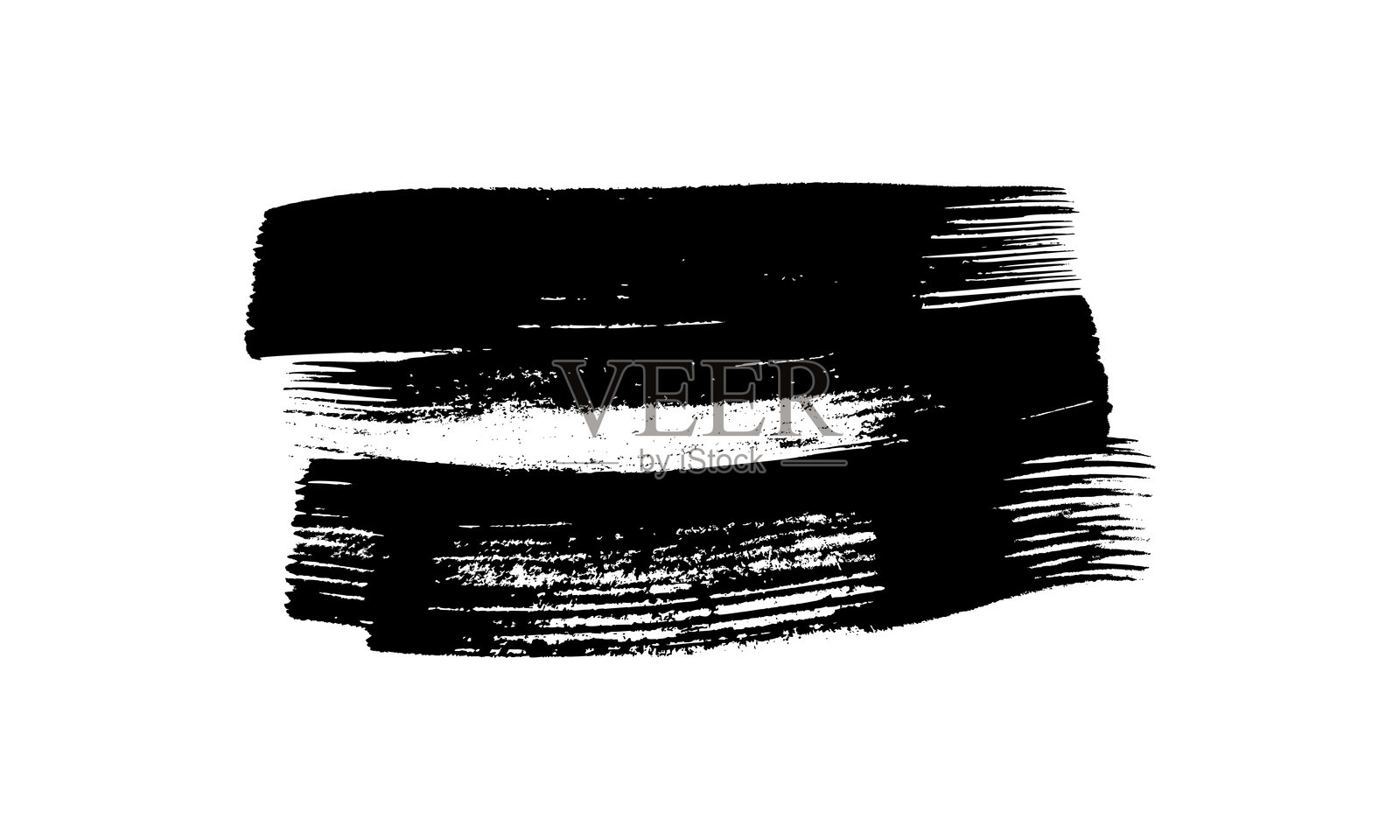 白色背景上的黑色笔触插画图片素材