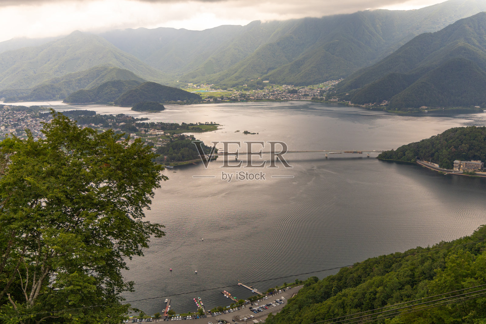 川口湖照片摄影图片