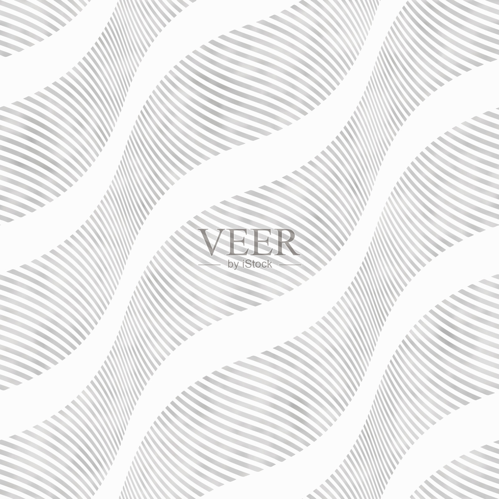 灰色水洗波浪条纹图案插画图片素材