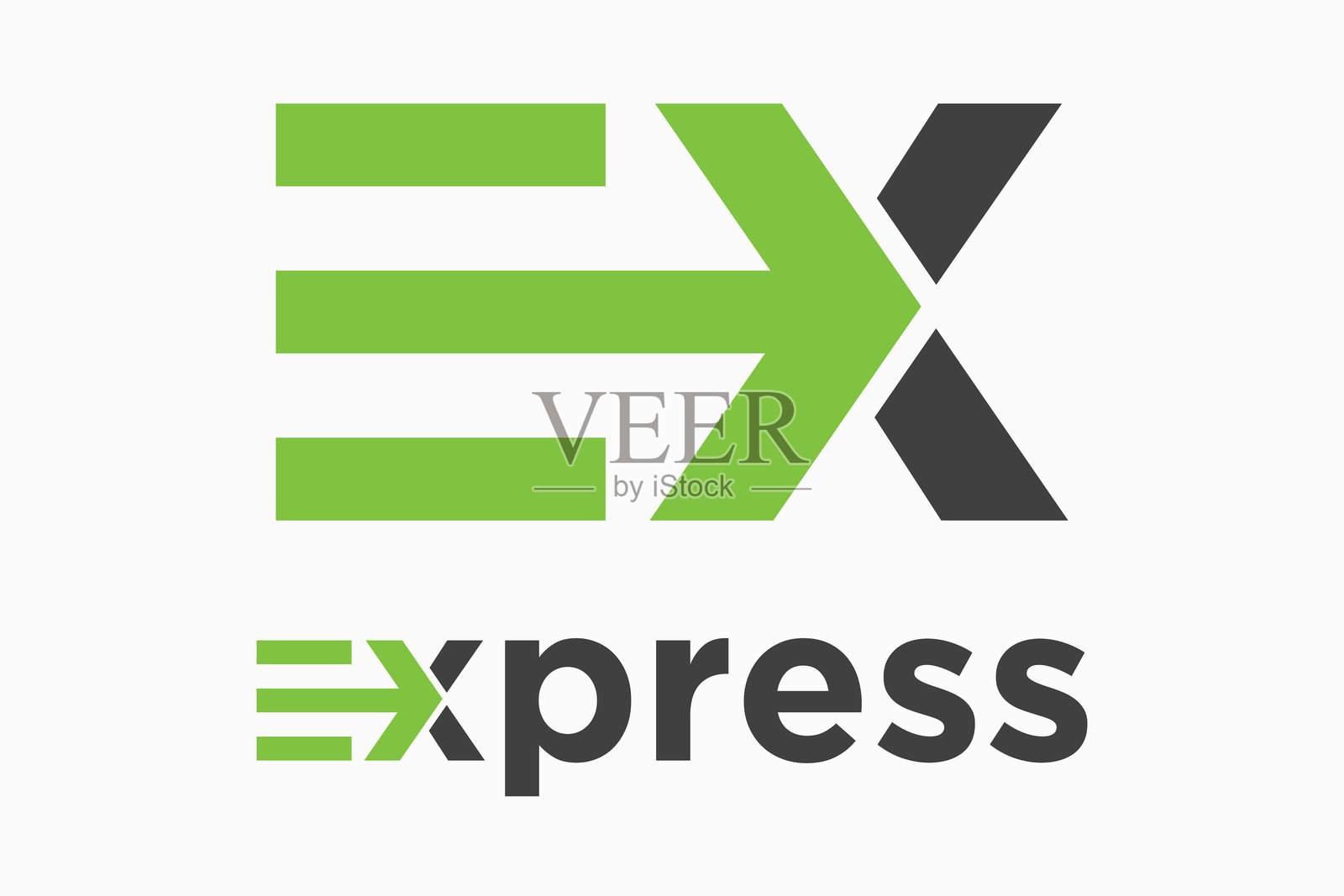 用字母代替符号的概念表达符号设计插画图片素材