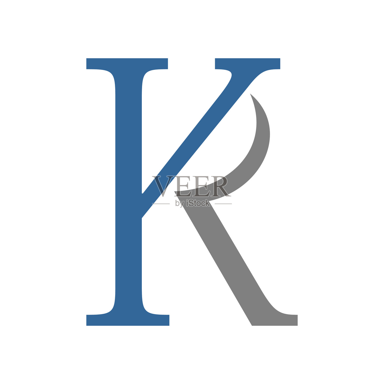 组合字母kr设计溢价向量插画图片素材